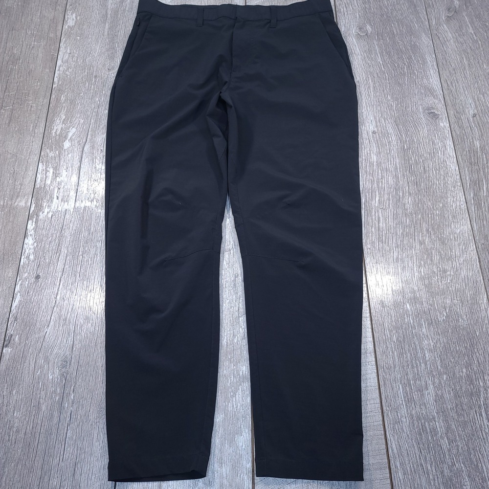 Fabletics The Only Pants Mens Size Large Black Active Lightweight Tech Trousers